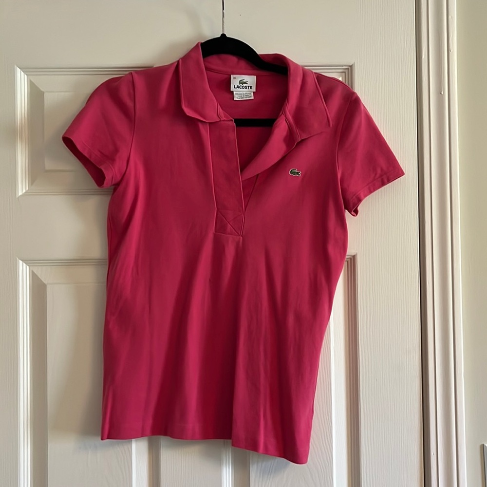 Lacoste polo shirt size 38